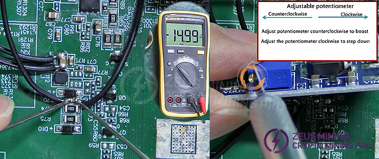 使用 MT3608 28V 可调升压模块修复 ASIC 矿机算力板上损坏的升压电路 第7张